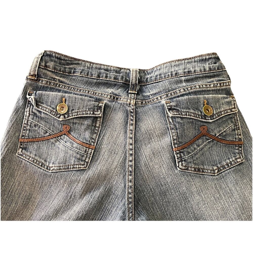 DKNY Jeans Women’s Jeans Size 14 Blue Medium Wash Wide Leg Denim